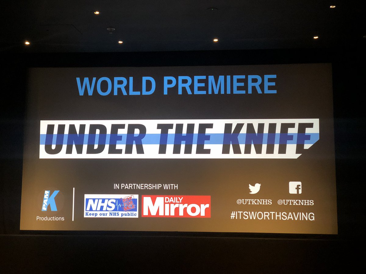 Super excited about this!! @NHSMillion showing support for #undertheknife #itsworthsaving @utknhs @UTKNHS lights are about to go down so see you on the other side!