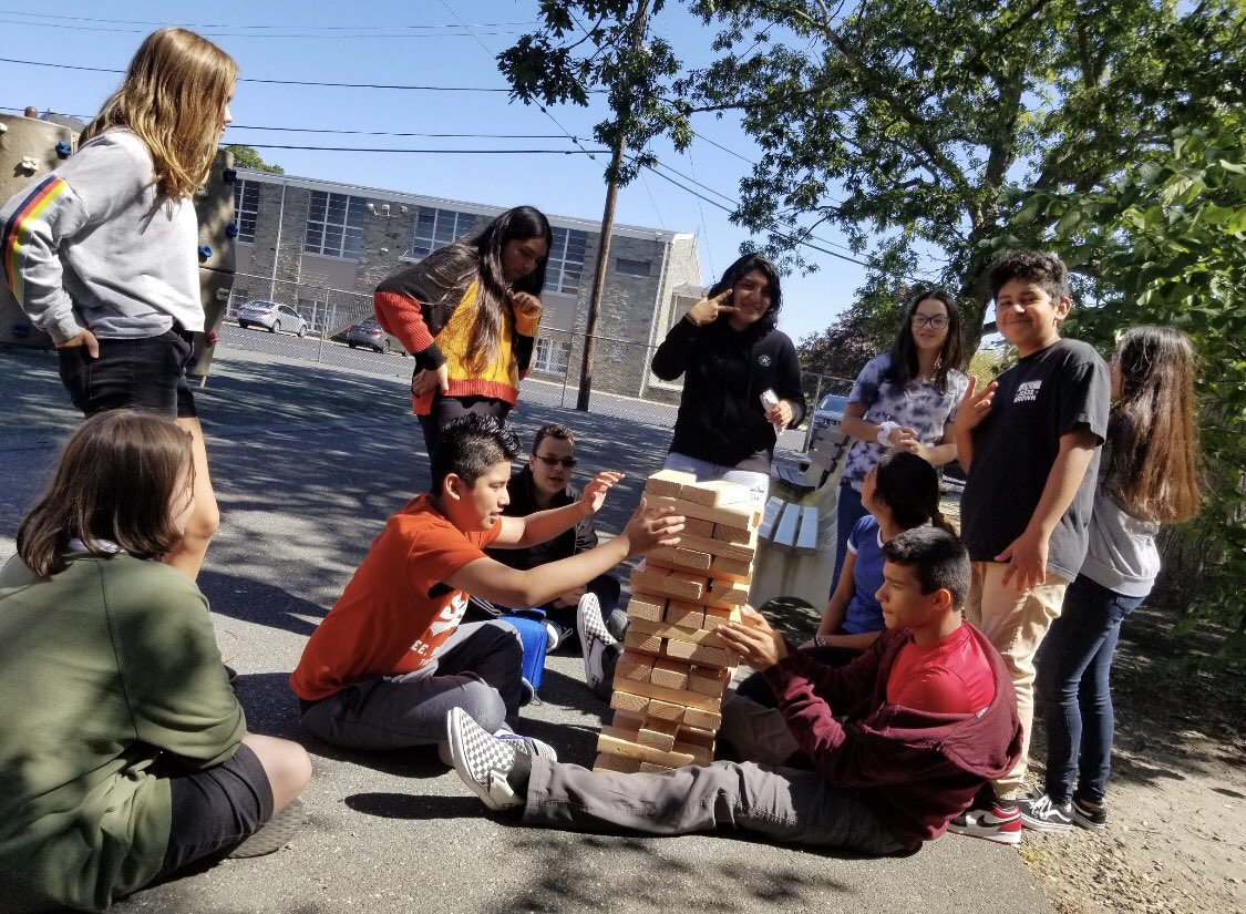 Jenga at Recess <a href="/BBESNJ/">Bradley Beach Elementary School</a>