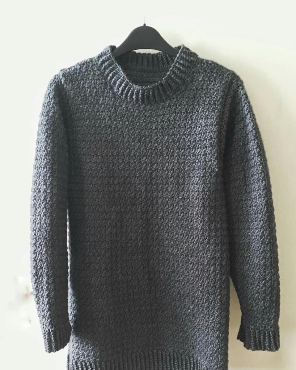 um_MariaSully's tweet photo. Crochet crew neck jumper.

It fits!!! 😁😁😁

#crochet #handmade #jumper #winterready #crafts https://t.co/L1TEb4sZDT