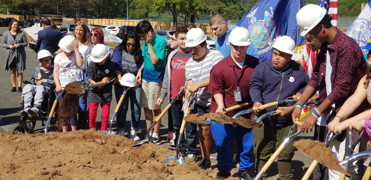 NYC_SCA's tweet photo. Thank you @Michael_Cusick for helping make this project a reality. @NYC_SCA breaks ground on the new 456-seat Hungerford School in Staten Island. #newdreams #space2learn #space2grow https://t.co/3u0Q2xukcR