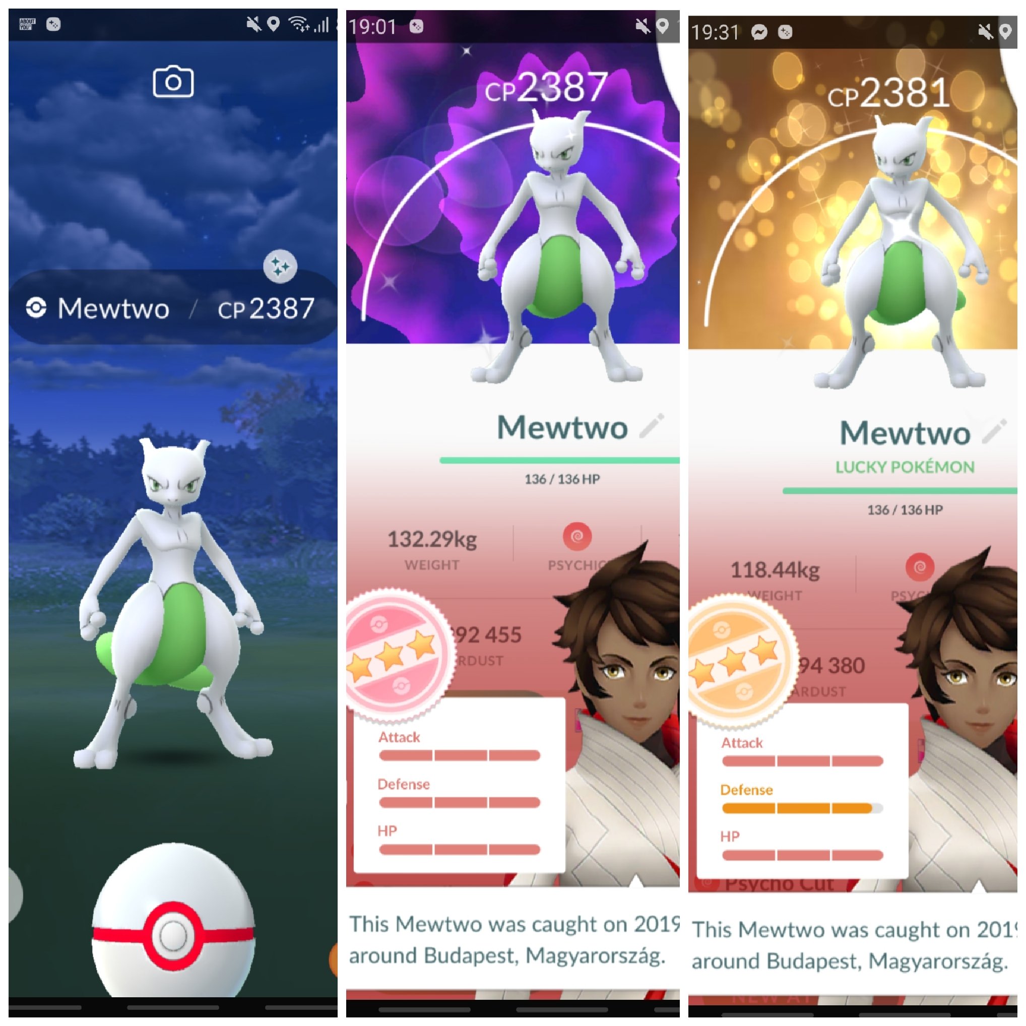 Shiny Mewtwo Pokemon Trade Go