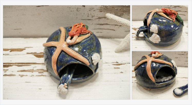 Rescuedoffering's tweet photo. Mermaid salt cellar saltpig salt pig handmade pottery bowl by SeaMariesBounty Etsy #mermaid #saltceller #handmademermaid #pottery #kitchengift #etsyspecialt #SpecialTGIF
https://t.co/kVEOa1FkOY https://t.co/yNohwMNS9L