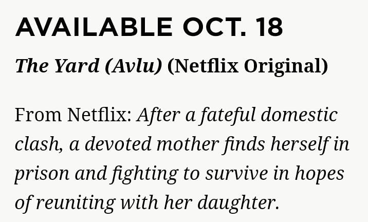 AVLU 18 EKİM'DE NETFLİX'TE YAYINDA!

Avlu dizisinin 1. ve 2.sezonları
18 Ekim tarihinde Netflix'e yüklenecek.

Avlu severler 18 Ekimde Netflix'te buluşalım!

#avlu #NetflixTurkiye
