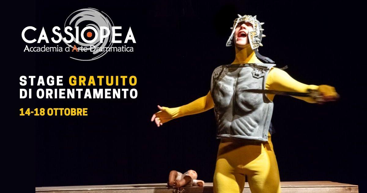 #Accademia #Cassiopea #selezioni #allievi #corso #professionale #recitazione #stage #orientamento #gratuito
Non un semplice #provino, ma un'opportunità altamente #formativa che ti permette di sperimentare la vita d'accademia.
cassiopeateatro.org
📞 065580827