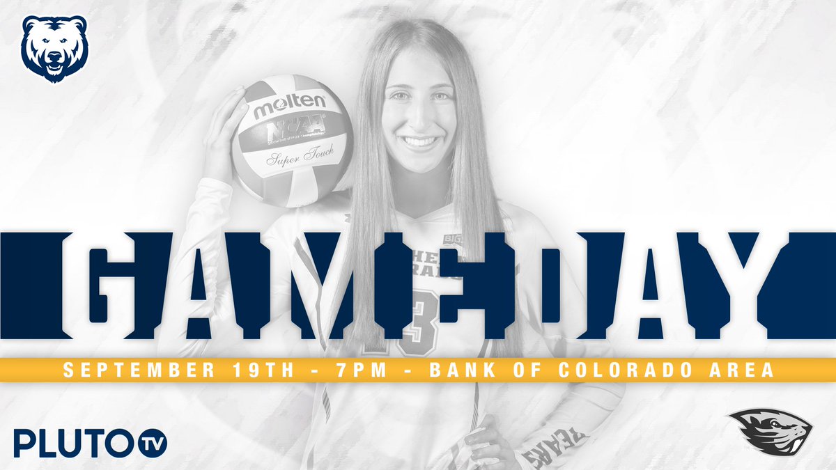 UNC_BearsVB's tweet photo. Day 2⃣ of the Homewood Suites Volleyball Classic

TONIGHT👇

🆚| Oregon State University 
⏰| 7PM
📍| Bank of Colorado Arena 
🎟️| https://t.co/NeCcxpOt1d
📺| https://t.co/5tVnCric7R
Live Stats| https://t.co/YyumRMjt30

#GoUNCBears #BigSkyVB https://t.co/8VTYuOB8gK