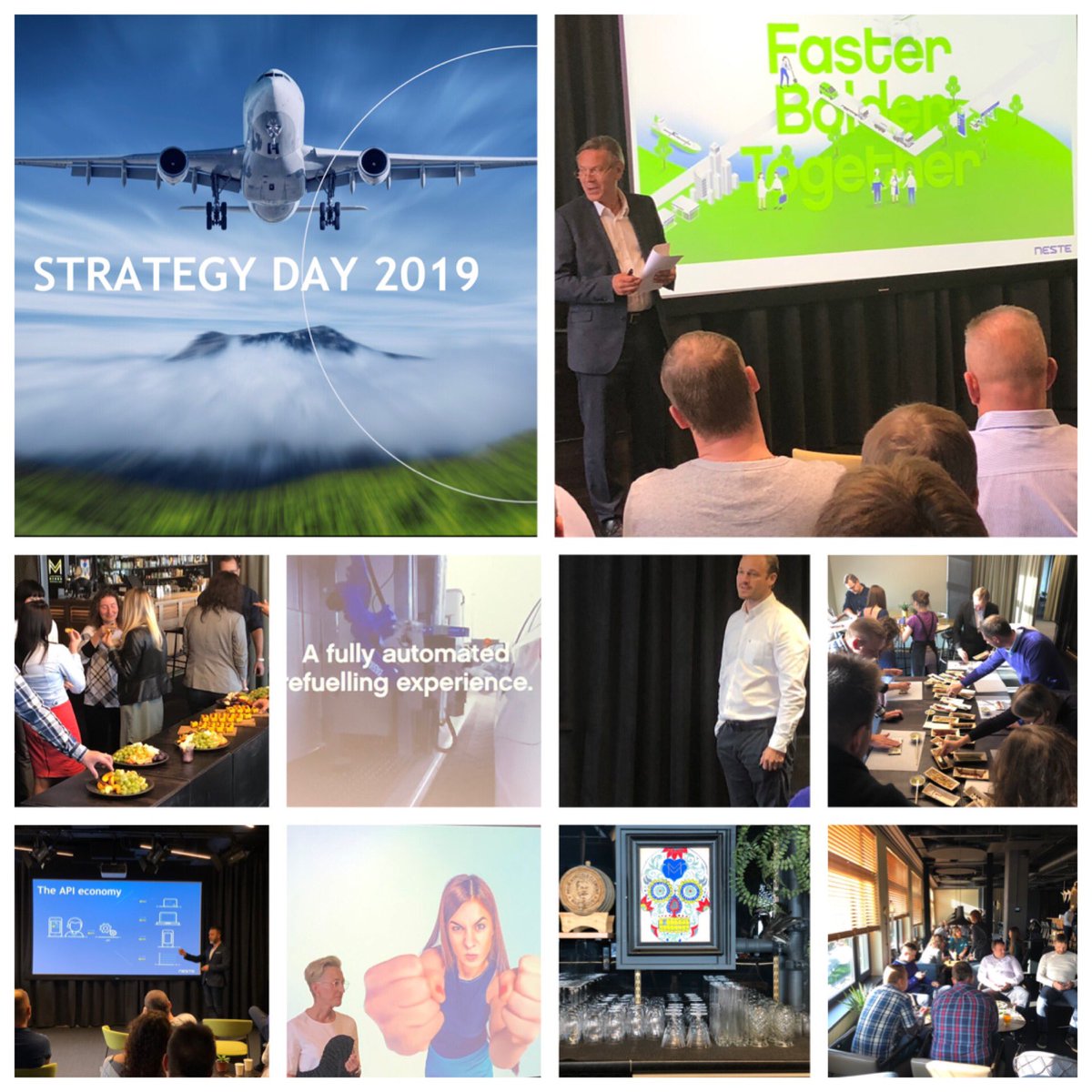 janiekman's tweet photo. Latvia #StrategyDay2019, great spirit in the team and lot’s of new things will be done! Good job all and let’s keep the momentum on @ArmandsBeizikis! We do this #FasterBolderTogether! #NesteLife https://t.co/RjOwEtq6FZ