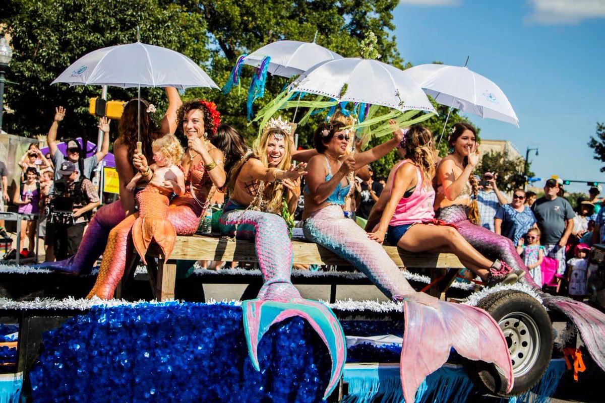 SAN MARCOS MERMAID PARADE
Volunteers needed
Saturday Sept 21, 2019 7am-12noon

We need 3 strong guys to lift Mermaids in/out of floats, 6 people to hold banners, 10 people to dress in provided Hawaiian garb in parade. Email 13baggett@outlook.com if you  can help! #txst #smtx