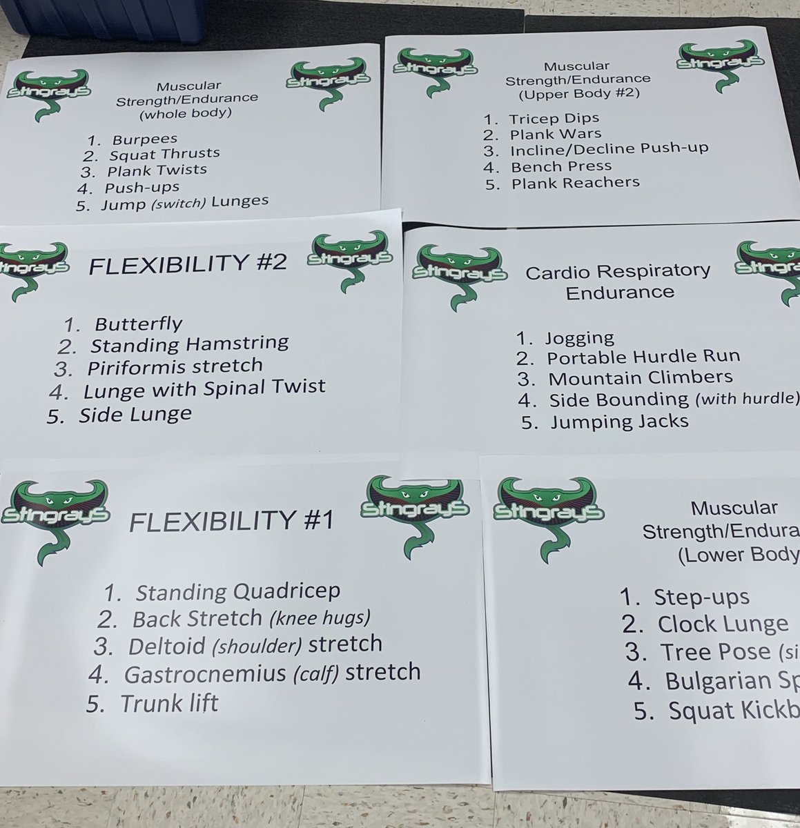 The Stingray TABATA posters are here! A big thank you to <a href="/kanneclark/">Kathryn Clark</a> !!!