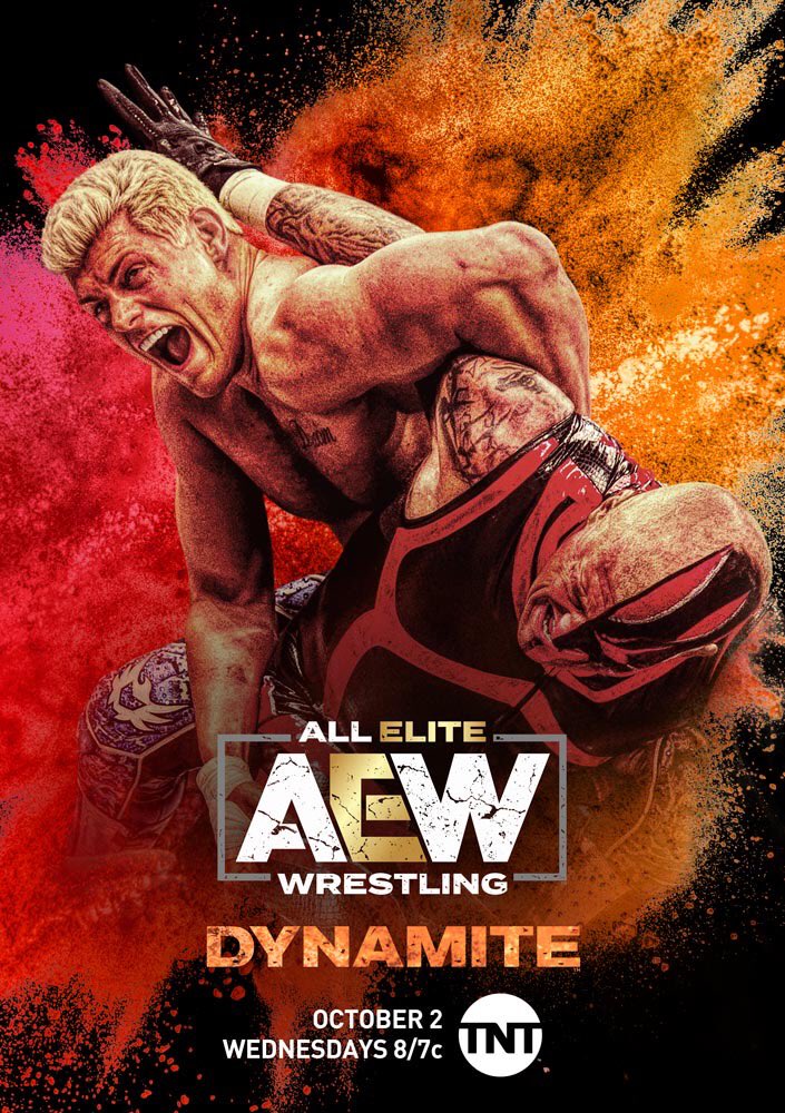 CodyRhodes's tweet photo. DYNAMITE 

Wednesdays on TNT

8/7c https://t.co/LaeatkAn45