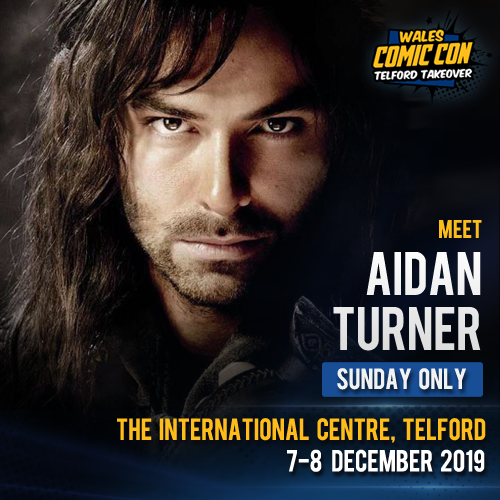 walescomiccon's tweet photo. NEW MEDIA GUEST #WCC2019 - Aidan Turner #TheHobbit #Poldark #BeingHuman https://t.co/QtU3lyt1Fo