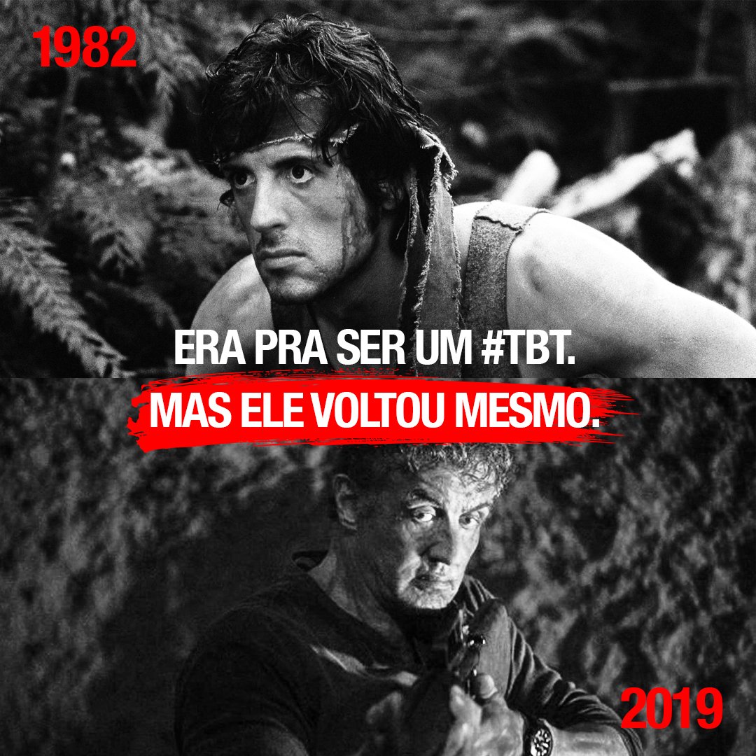 A lenda está de volta! Seus inimigos derramaram a primeira gota de sangue, mas ele derramará a última. Acompanhe o final dessa saga, 36 anos depois do primeiro filme da franquia. Neste #TBT de responsa, Rambo volta para casa!🔪

#Rambo #AtéOFim #ShoppingDaBahia #SDB