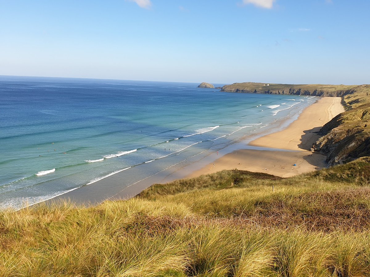 DaveKing_CFRS's tweet photo. Great morning walk at high tide from Perranporth beach over the dunes to Perran sands, over to St.Piran's cross, Oratory and church. Then back down to Perran sands beach and walk back across the beach to town #lovekernow #trieddog #wifeworking #mentalhealth #beautifulday #rotaday https://t.co/GGD3uUO93Z