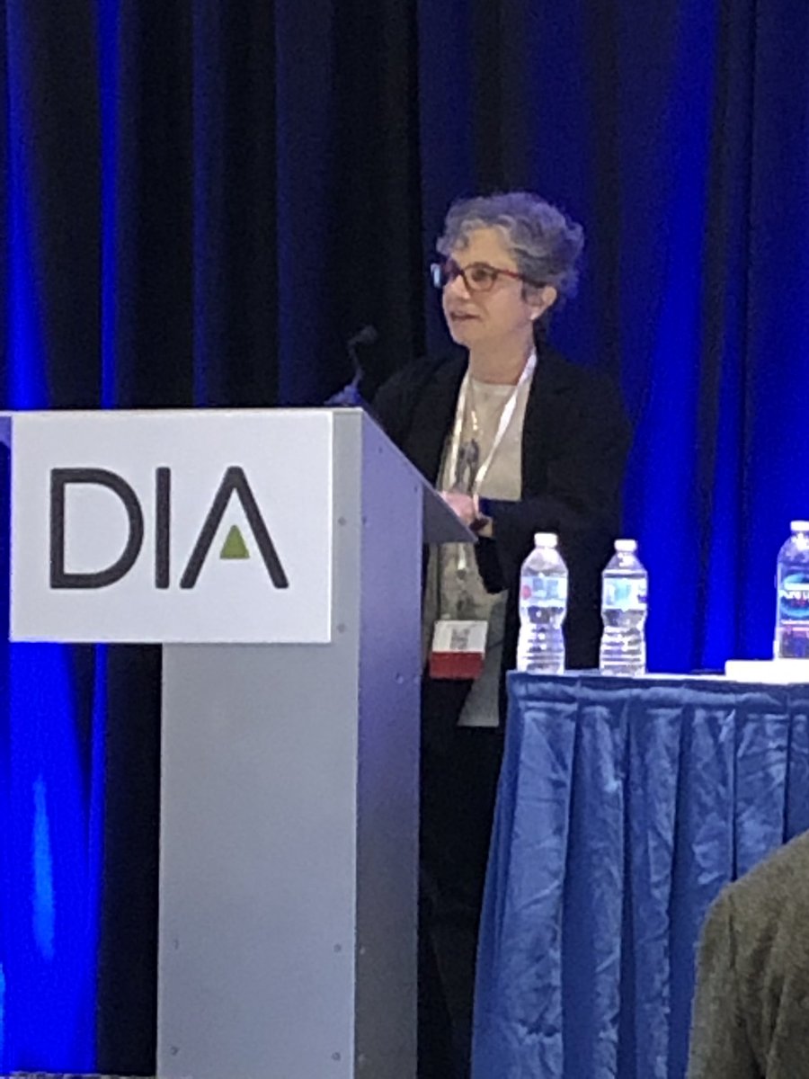 karlachilders's tweet photo. Always a pleasure to hear from Deb Zarin, this time laying down some knowledge on registering master protocols #CTD19 #DIA https://t.co/AnWVVbu4HB