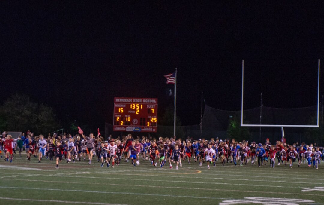 It’s Youth Football night this Friday when the Harbormem take on <a href="/HopkintonHS/">HopkintonHighSchool</a>. Kids from our program will be honorary captains and the program will be recognized during halftime. Come by and support Hingham High! Are you ready for the stampede <a href="/hinghamfootball/">Hingham Football</a> <a href="/CoachMarkNutley/">Mark Nutley</a> ?