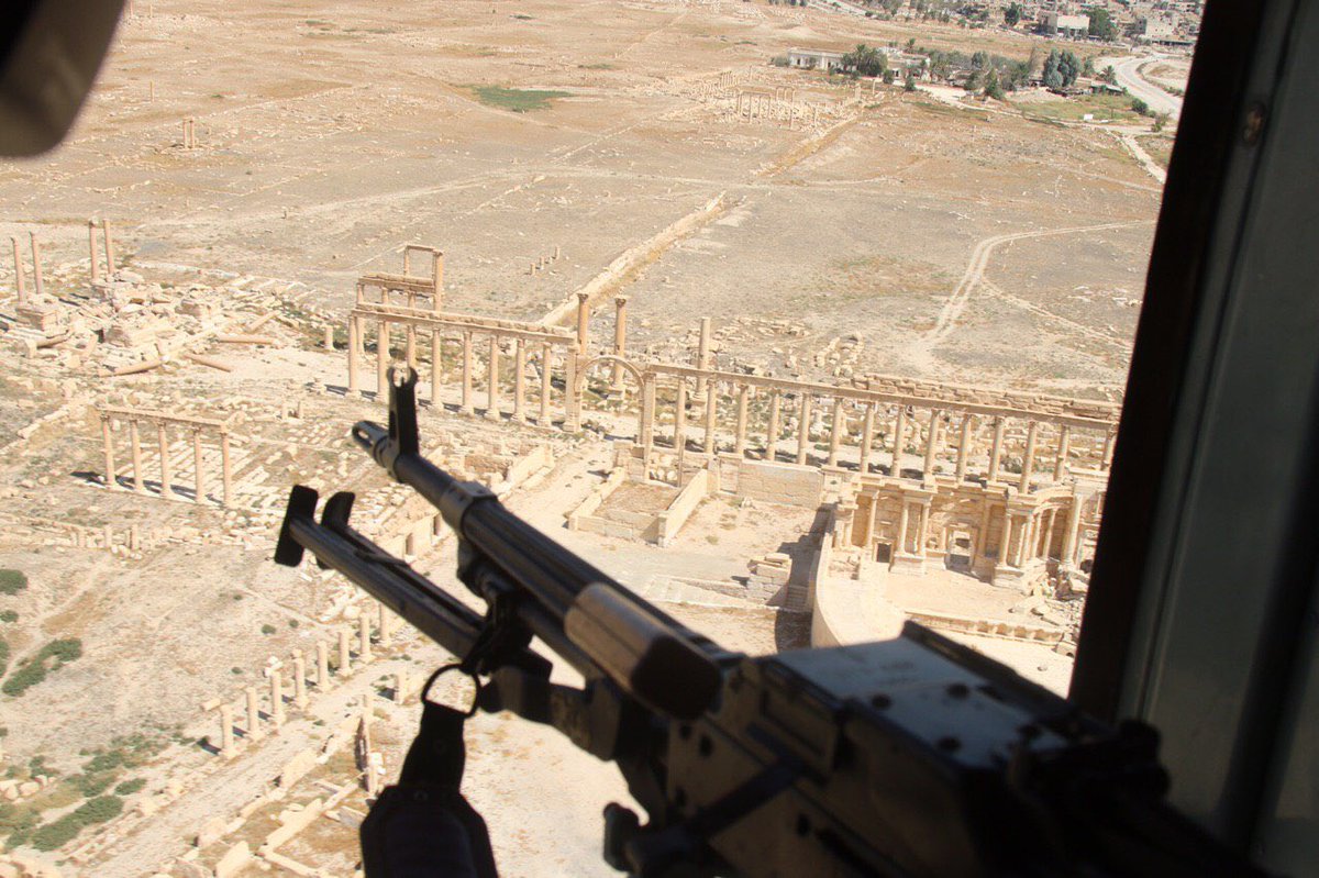 More photos of Russian spetsnaz in Palmyra from September 16, 2019. 12/ https://t.me/sashakots/10594 