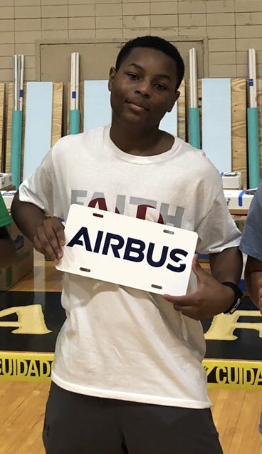 jubileebest's tweet photo. Thanks, Airbus!! @Airbus @AirbusInTheUS #JubileeBEST2019 #BESTRobotics2019 https://t.co/evFGlZKfir
