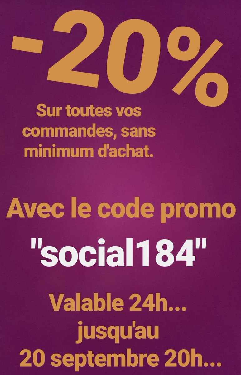 184Cbd's tweet photo. La promo du jour...valable jusqu'au 20 septembre 20h!!!! Clic clic 
#PROMO #cbd #cbdstore #frenchquality #MonAlienJeVaisLappeler 184invader #EuropaLeague # https://t.co/KKQjluBXJf