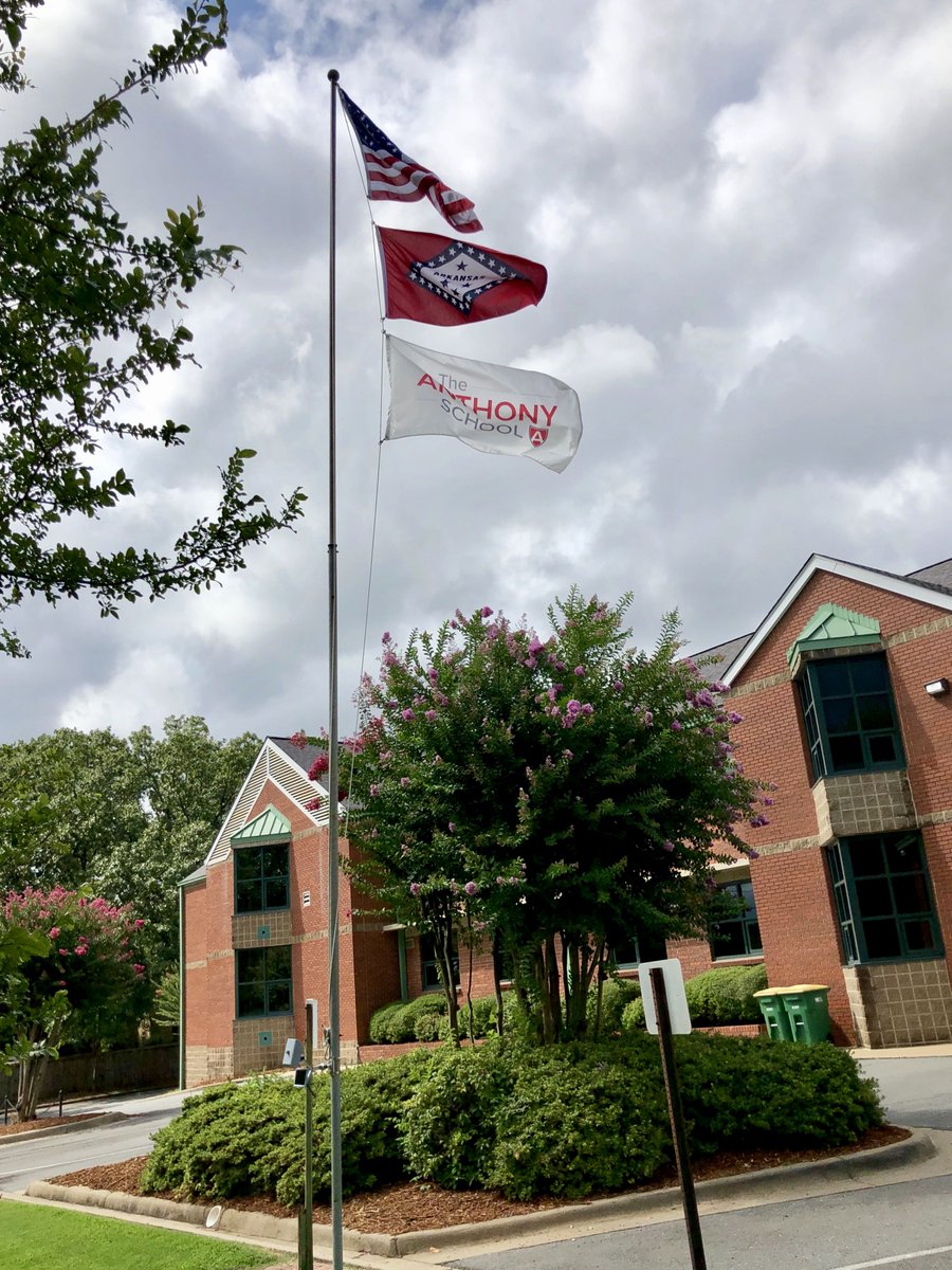 AnthonySchool's tweet photo. Throwback Thursday: From color guard to TAS flags, we remain patriotic and proud. Celebrate and share memories with us this fall as we celebrate our 75th anniversary! TAS has been advancing independent & excited students since 1944. #TAS75th https://t.co/eLcYWfWFHP