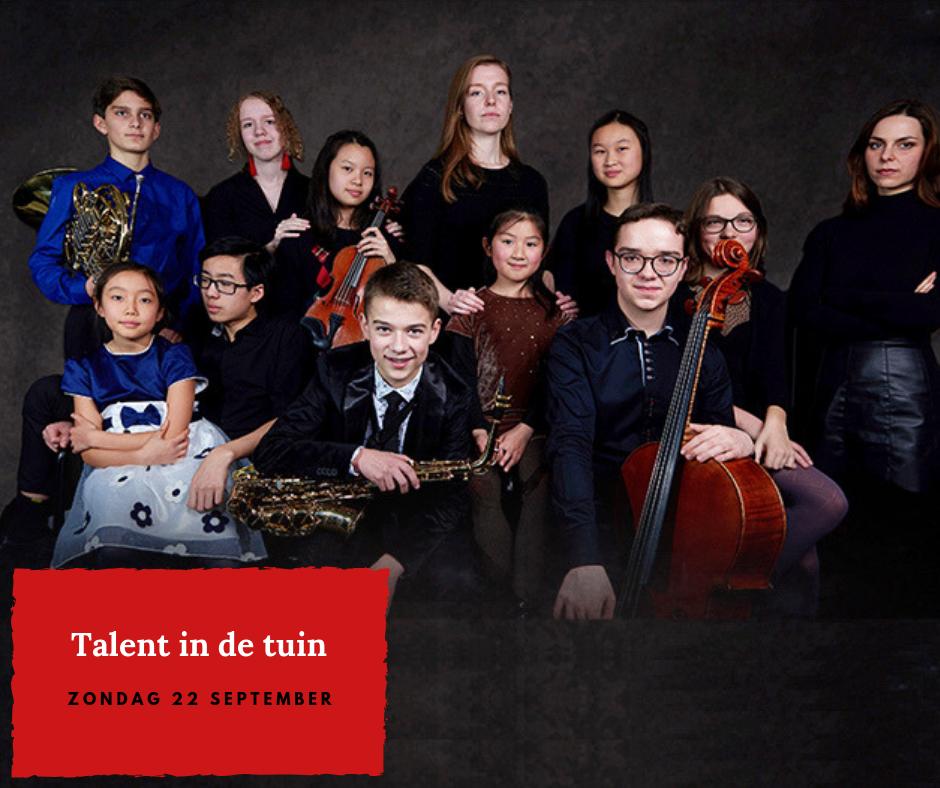 Muziekliefhebbers die nu al willen genieten van de klassieke toppers van de toekomst, kunnen hun hart ophalen bij het inmiddels traditionele tuinconcert van de Kunstdagen Wittem op zondag 22 sept. Dan treedt daar op de fine fleur van de Jong Talentklas Conservatorium Maastricht.