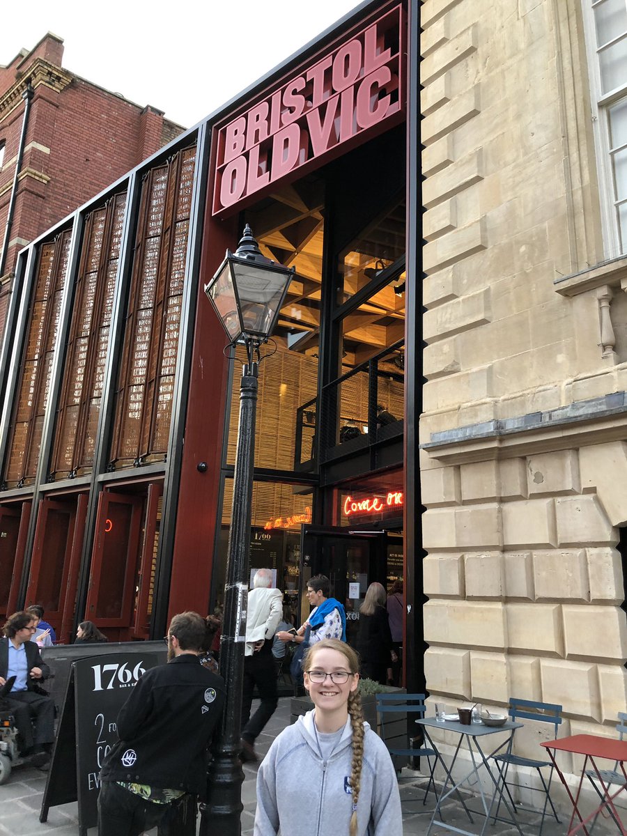 midwifeMaryLyn's tweet photo. So fab a show weโve returned! #Maeve #Me! ๐คฃ#stillaschoolnight! Life is short. Go to the theatre!๐ญ๐ญ๐ญโค๏ธ@BristolOldVic Pride&Prejudice(*Sort Of) https://t.co/37m9xJdHUE