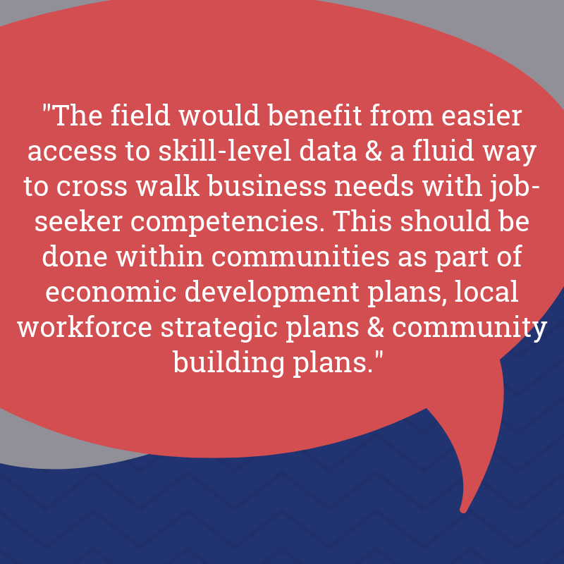 As the world of work is changing, #SkillingAmerica Fellow <a href="/rkkusner/">Rebecca Kusner</a> shared the tools that can help navigators focus on equipping workers for the #futureofwork &amp; shaping the future of workforce development. #FoW #WorkforceDevelopmentMonth