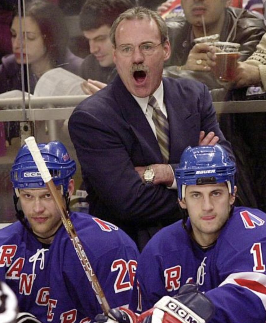 rangers_random's tweet photo. Ron Low. #NYR https://t.co/pSKie2i1bM