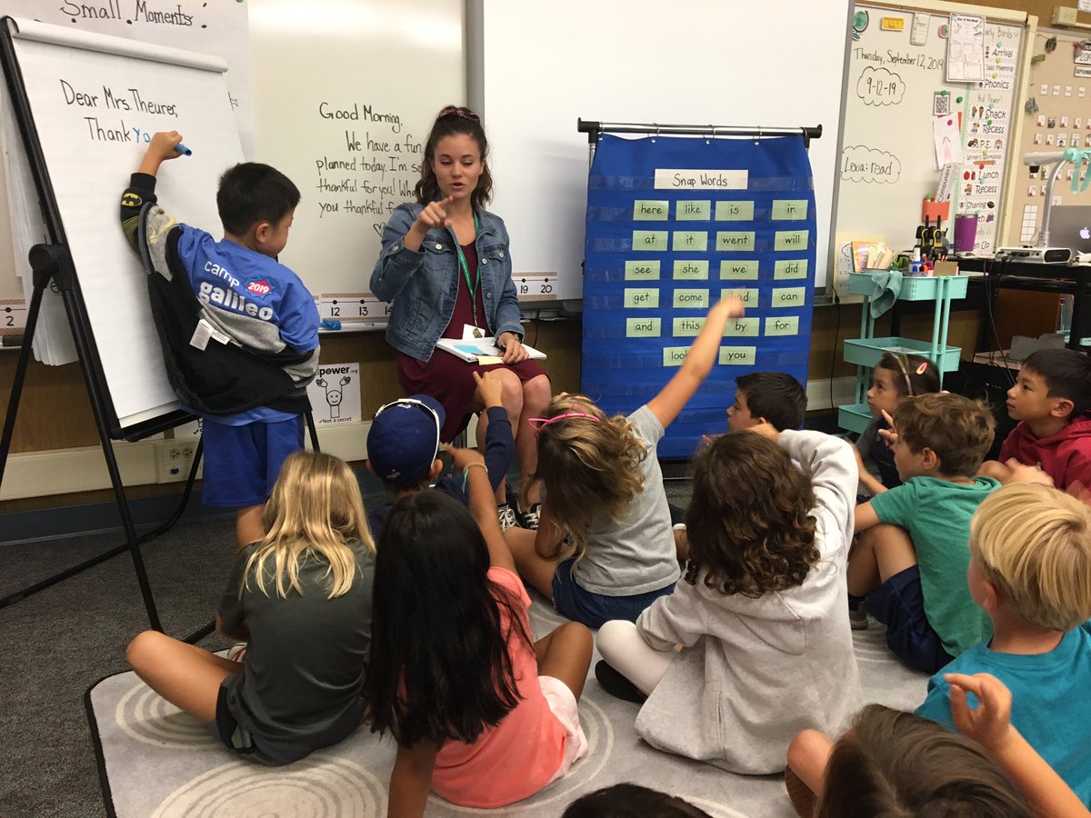 KBurrisKim's tweet photo. Ms Petrak’s G1 Ss engaged in Phonics &amp; writing to Principal Theurer about books! #teamdelrey #weareorinda @OrindaSchools @delreydolphins https://t.co/DBDg5gB1DY