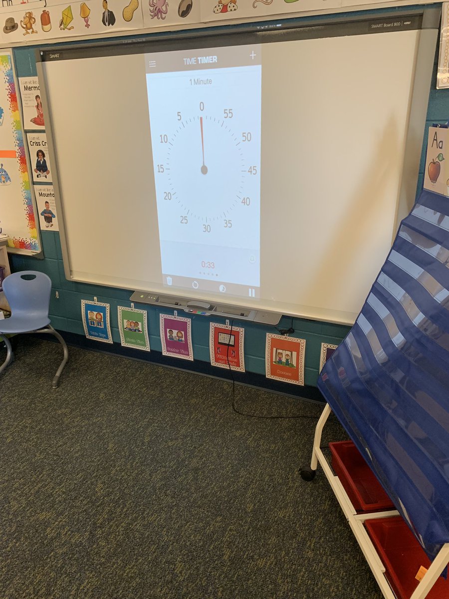 AMcCoyPreK's tweet photo. Testing out some ways to use my Apple TV in my classroom! I’m able mirror my @TimeTimer and play calming music during centers with the @calm app! @kellycroy @We_are_PC https://t.co/xXXwxkuWwZ