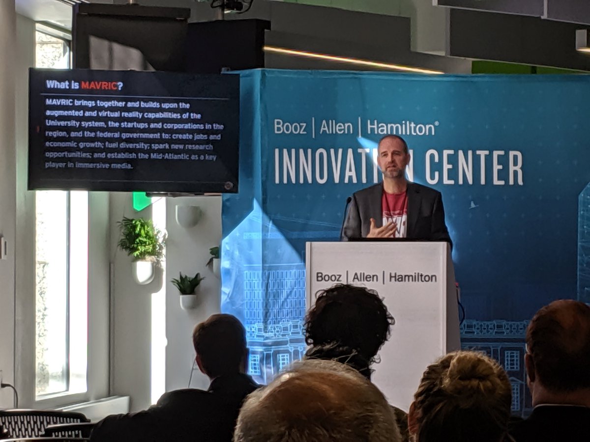 jhiggins's tweet photo. Thank you @UMDMAVRIC and @Ops_Cat for another fantastic conference! It was awesome to connect with so many friends from last year, and meet so many new people working on a broad range of #XR applications delivering real results & impact. Can't wait for next year! #MAVRIC2019 https://t.co/um3TT8sxUk