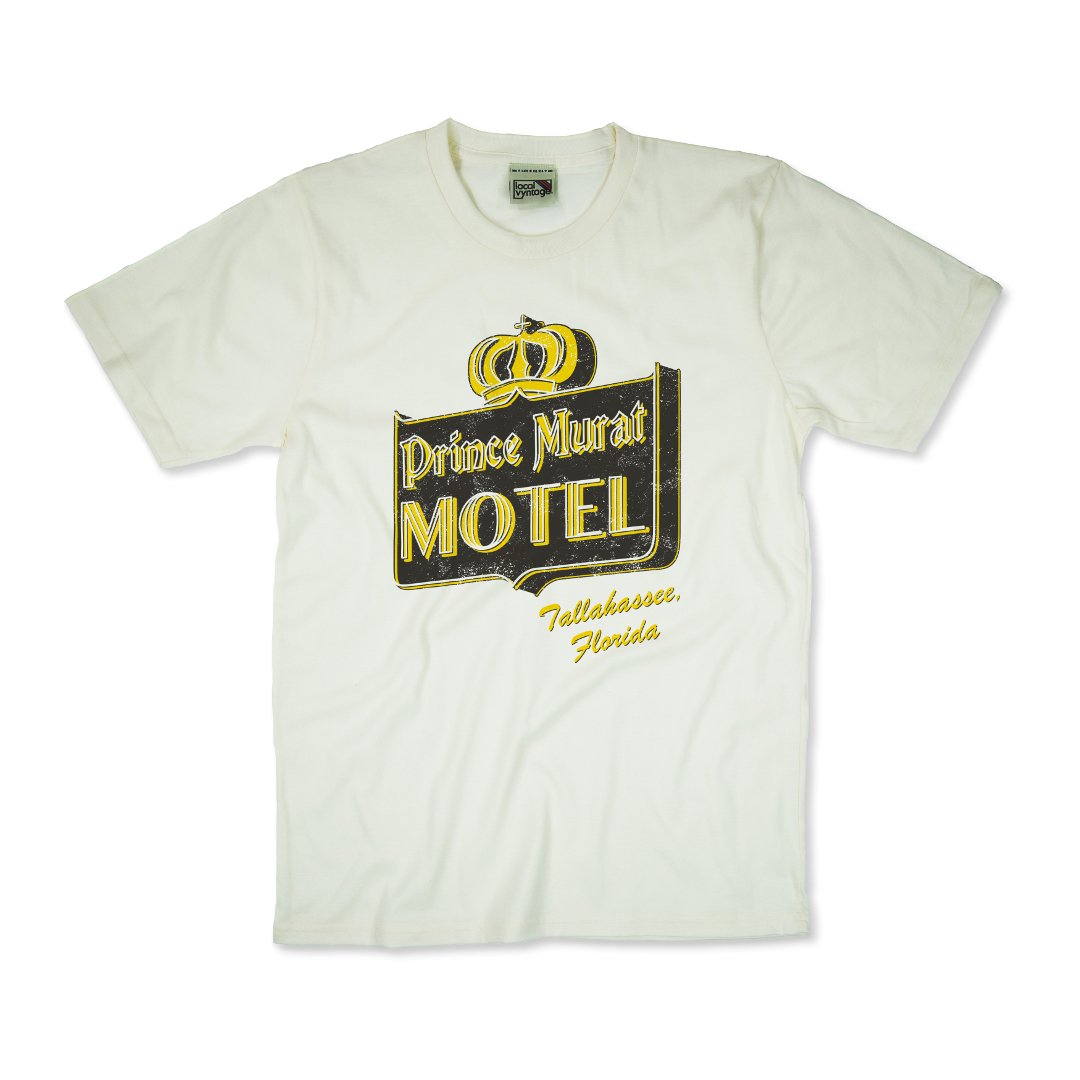 localvyntage's tweet photo. NEW #TLH VYNTAGE ALERT: Prince Murat Motel and D-103 FM. These tees are available ONLY for pre-ordering and will ship in mid-October so get yours now.

BONUS: get $10 off any two new tees (two of same design or both) now through tomorrow 9/20 at 11:59EST.

https://t.co/eB7kis8HV3 https://t.co/Zva70Axwug