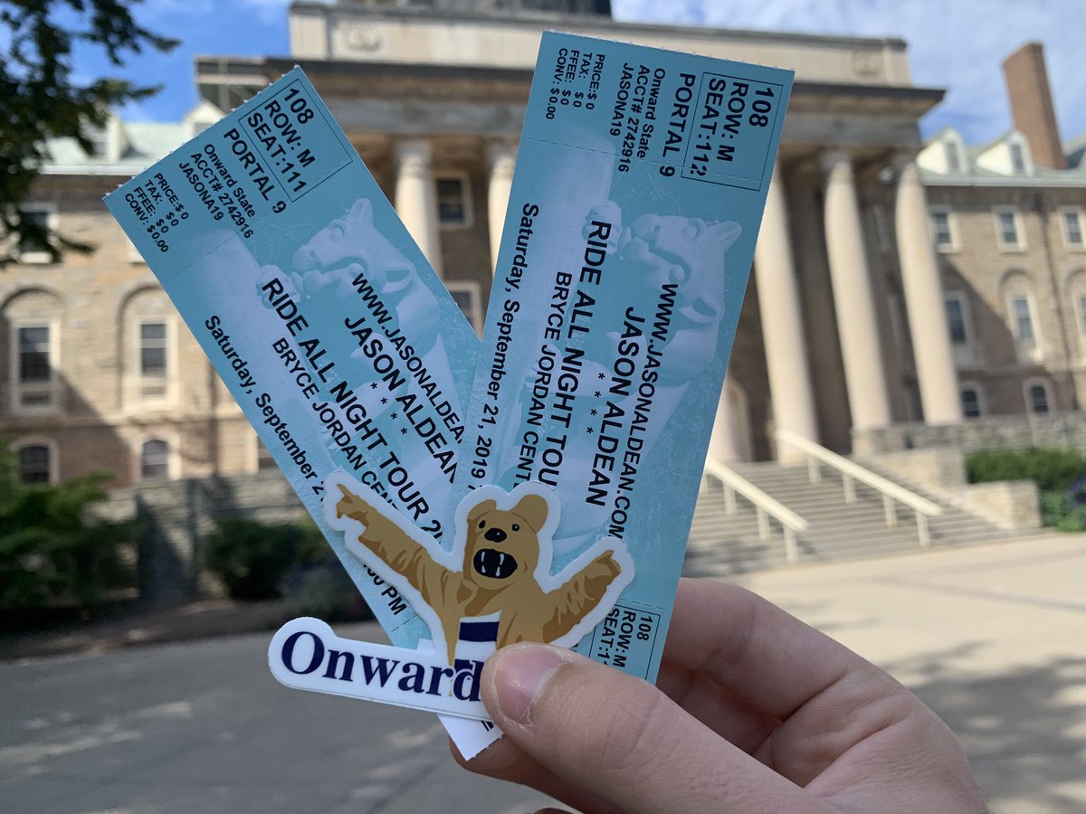 OnwardState's tweet photo. Retweet and follow for a chance to win if @Jason_Aldean at the @JordanCenter is YOUR Kinda Party! https://t.co/pVDmngkfXR