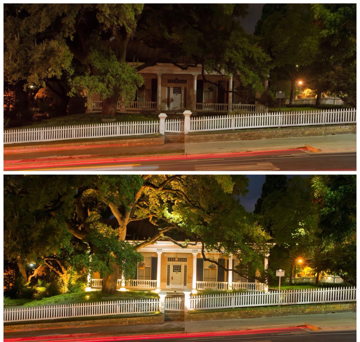 TXOutdoorLights's tweet photo. Check out our before and after gallery to see some more of our transformations.
https://t.co/eK7uQvjUfj…/
#texasoutdoorlighting #landscapelighting #outdoorlighting https://t.co/fzd4L7hELK