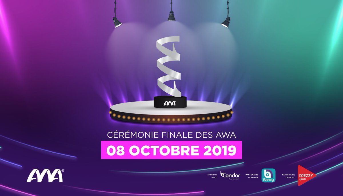 Heureux de vous annoncer que la cérémonie finale de l'édition 2019 aura lieu le 08 octobre 2019! Stay tuned pour tout savoir sur l’événement 😉
يسرنا أن نعلن أن الحفل الختامي للجزائر ويب أواردس 2019 سيكون يوم 08 أكتوبر 2019!
ترقبونا لمعرفة كل شيء عن الحدث!
#dzWebAwards #AWA2019
