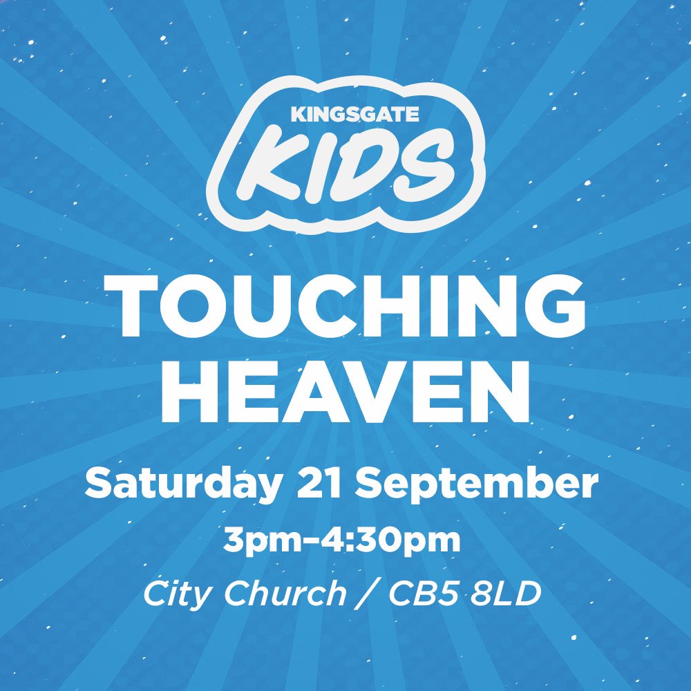 THIS SATURDAY.
Don’t miss out as we gather with our kids to worship and pray together – it’s going to be special!
kingsgate.church/prayer
