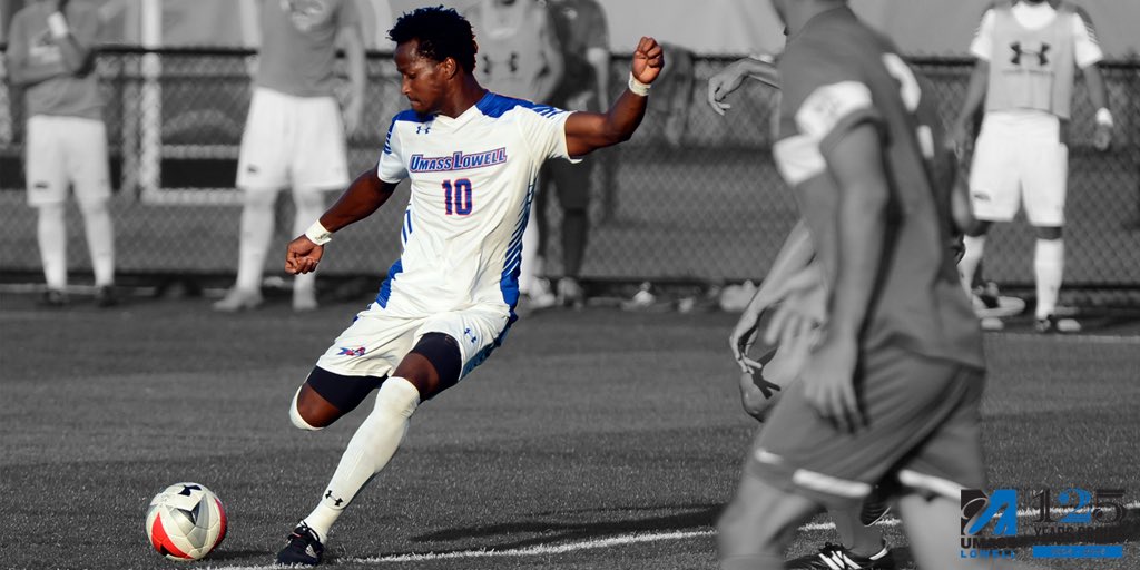 RiverHawkNation's tweet photo. Today’s #RiverHawkThrowback brings us to the pitch as Wuilito Fernandes (‘17) is the head coach at Boston International, and has his squad out to a 3-1 start.
Fernandes is the program’s DI leader with 25 goals and 60 points in his career!
#AlwaysARiverHawk | #UML125 https://t.co/fj7DtiwTvU