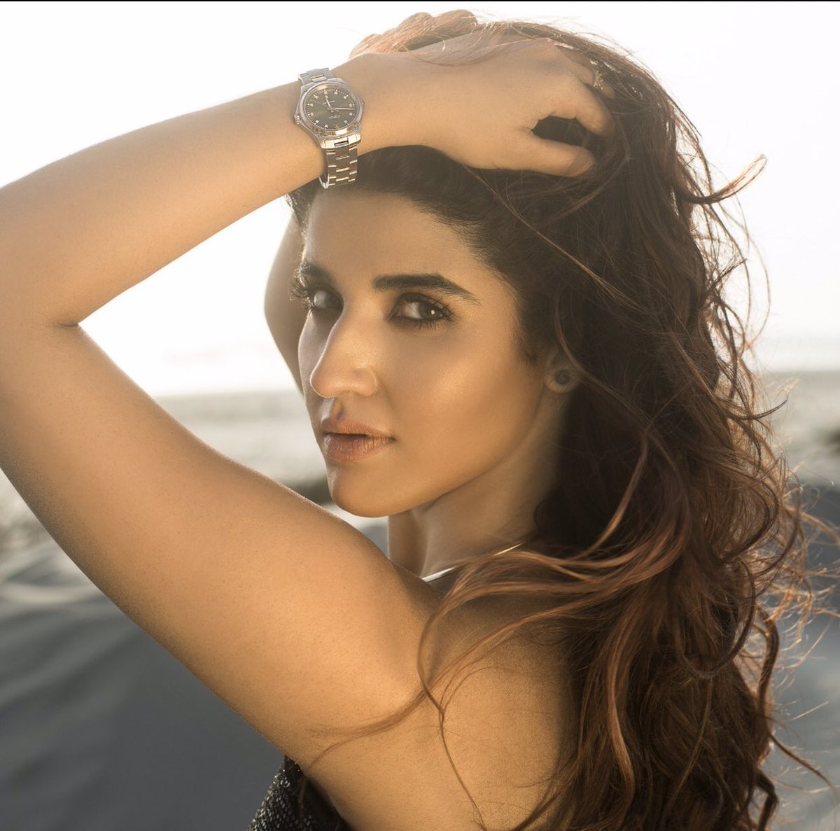 GroupSonraj's tweet photo. The brand of stylish Swiss luxury watches, #EBEL  has just announced #HareemFarooq as the face of #EBEL in Pakistan👏👏 Congratulations @hareemfarooq for such a huge accomplishment and raising Pakistan’s name in internationally ! 🤩🙌 #ebelwatch  #CollectiblesPk https://t.co/yAmHyaeSUp