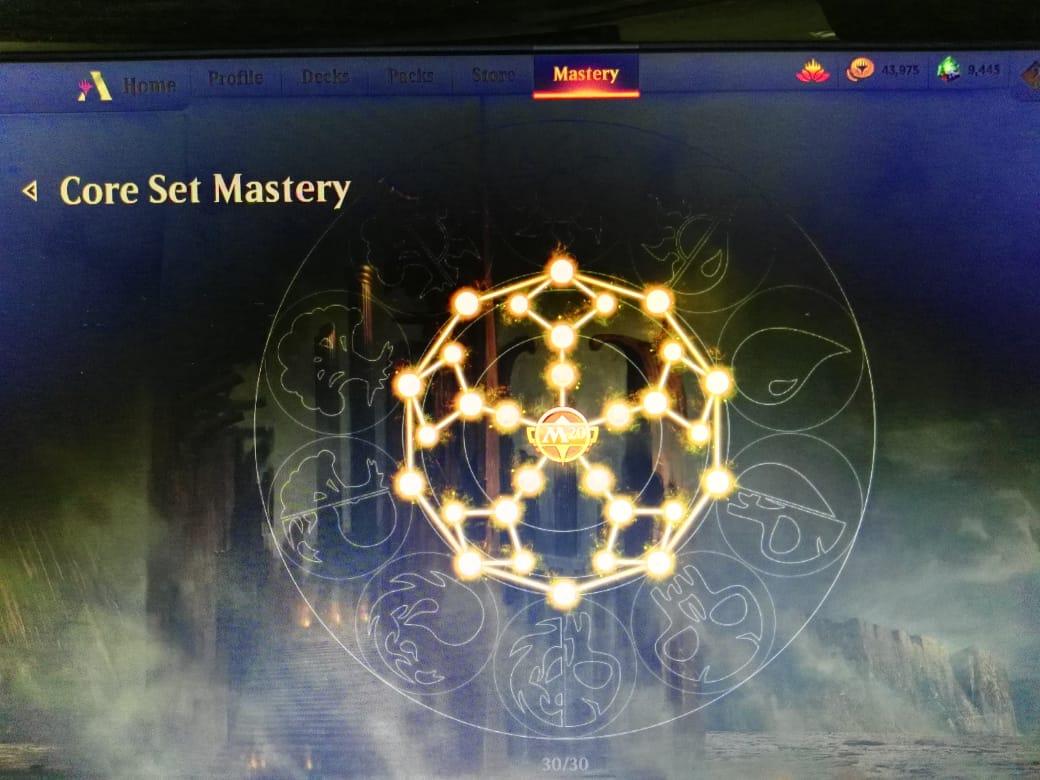 Vlaxia's tweet photo. 11 dรญas antes, ahora a esperar.
#MTGArena #MTG #MagicTheGathering #MTGA #Arena #DeckBuilding #DeckBrewing #Ranked #Standard #CoreSet2020 https://t.co/GQBjGNWFHQ
