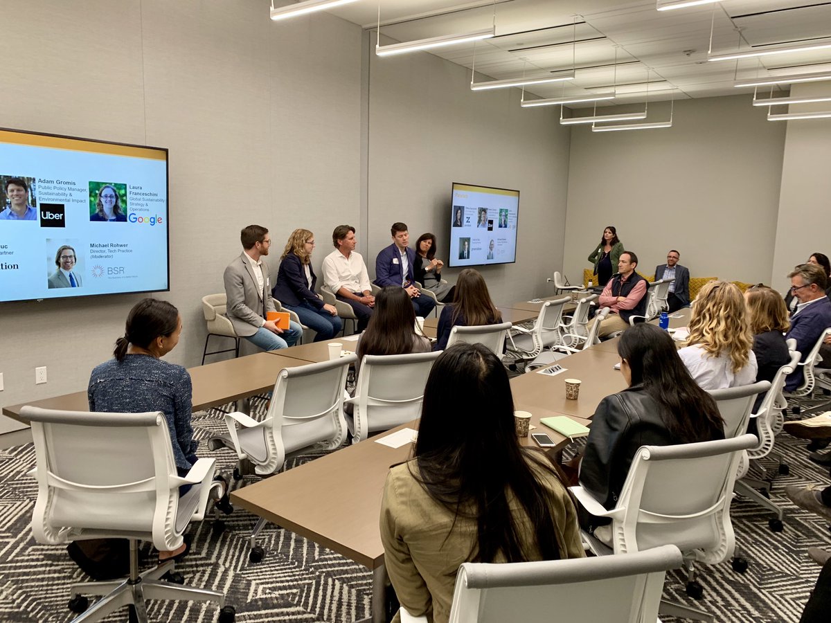 BGBreck's tweet photo. Thanks @BSRnews and peers (@ErinBaudo) for an enlightening #ESG discussion this morning. #vivegood #8pagesofnotes https://t.co/8pHBaRwkCM