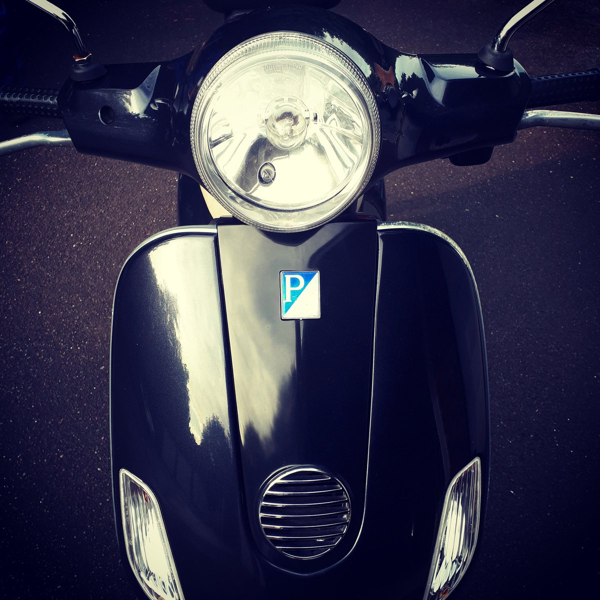 Proud of mastering my new mode of transport.