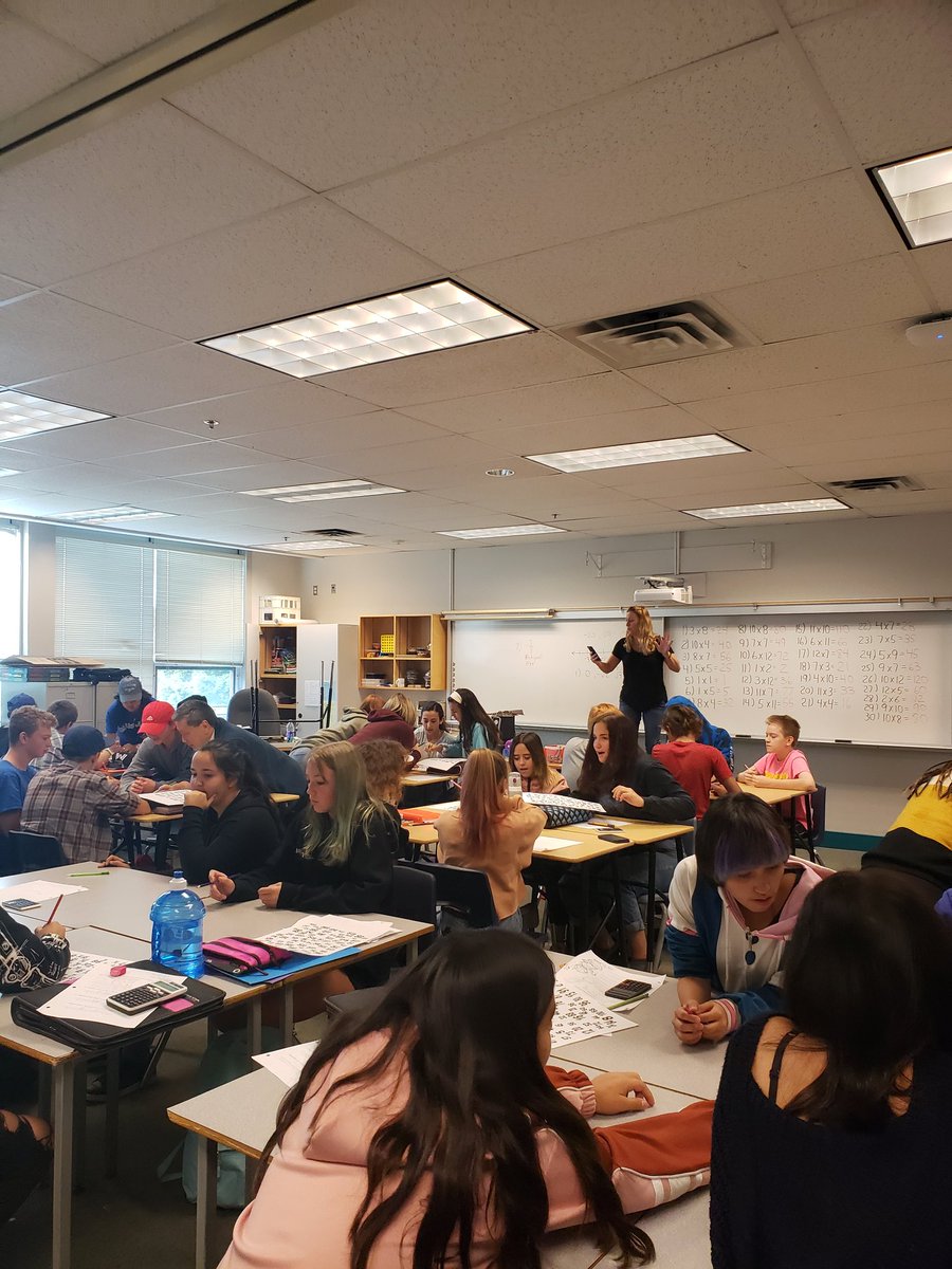 seatonjracademy's tweet photo. Academy students starting off their integer math stations during the math choice rotation! #sd22learns #bced #mathineducation #wlseaton https://t.co/VeAqRgaLM2