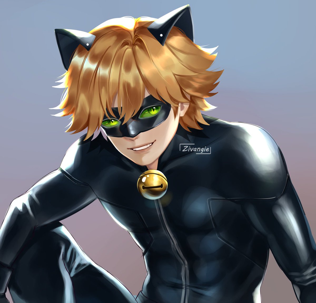 How to draw Cat Noir | Ladybug coloring page, Easy drawings, Cat drawing