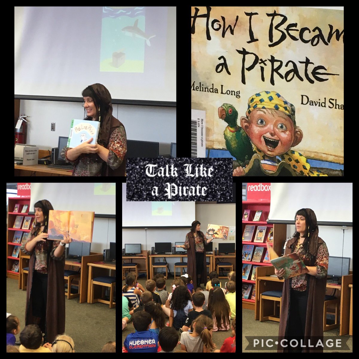 BRiley1st's tweet photo. Talk Like a Pirate Day was fun for First Grade in our library today! @NEISD @darynpolanco @happytobeahusky @HuebnerLibrary @HuebnerHuskies #theNEISDway #NEISD https://t.co/muS7te1eU8