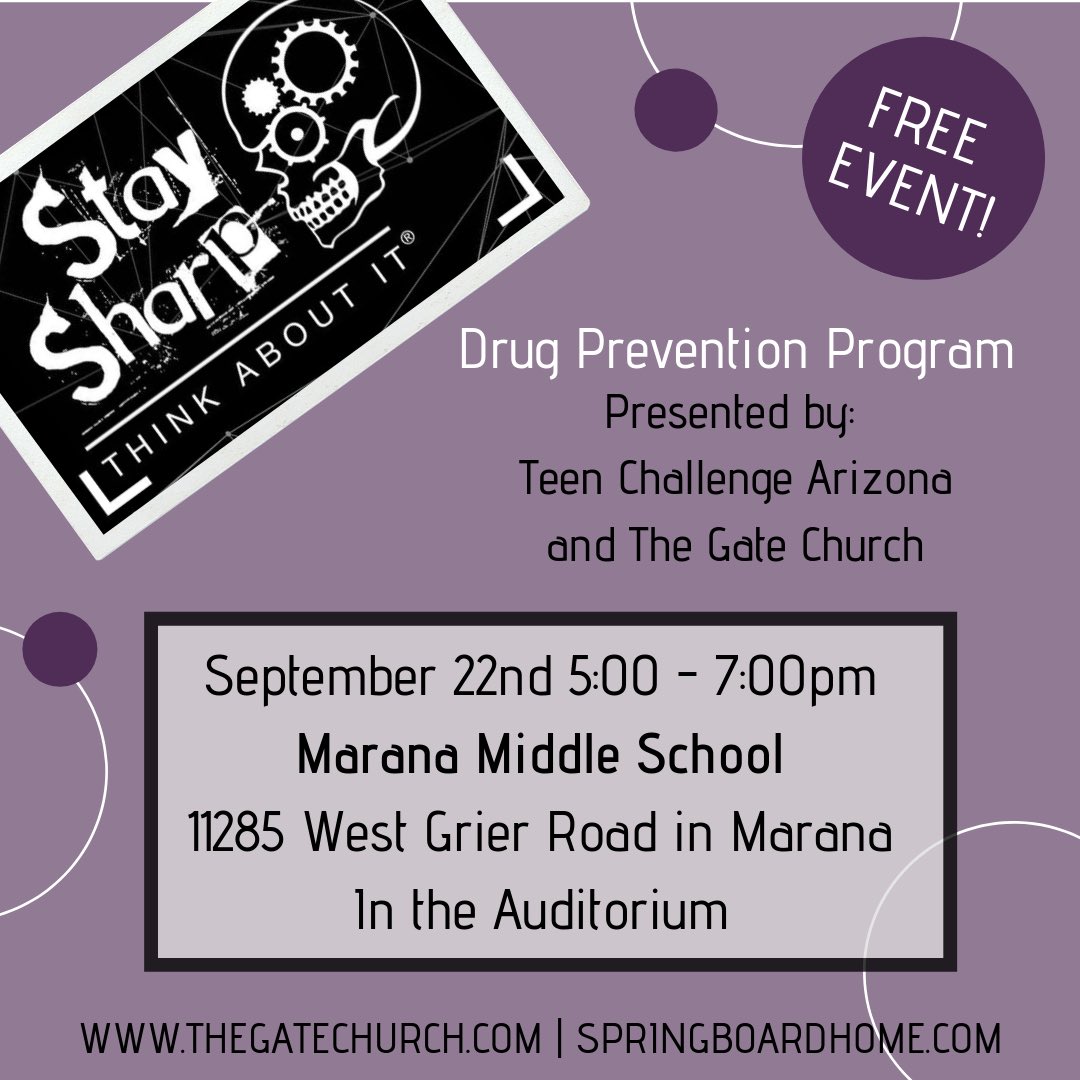 BlessingdalesB's tweet photo. #RecoveryMonth #staysharp #tcaz #teenchallenge #drugprevention #addictionrecovery https://t.co/a82O7gGRTH