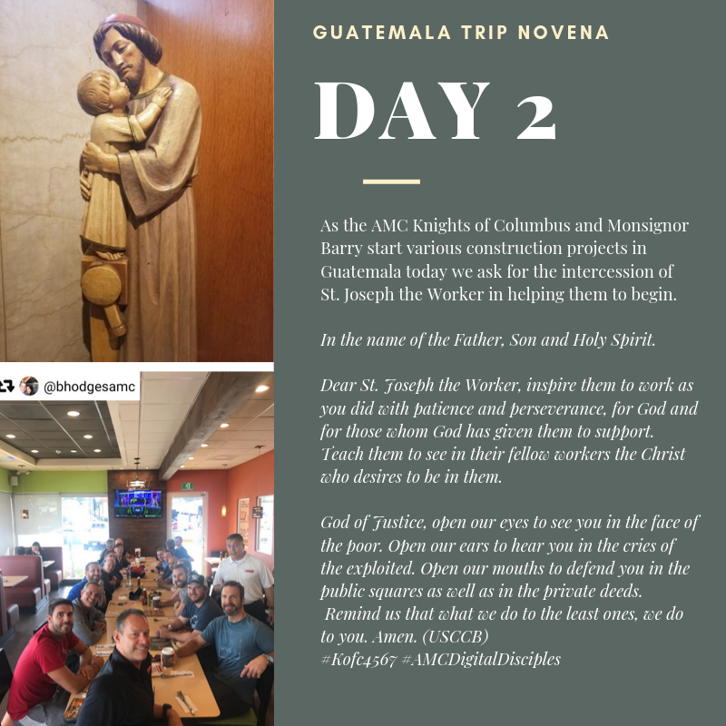 AmericanMartyrs's tweet photo. This band of brothers in Christ have arrived safely to Guatemala. They are enjoying breakfast before heading out to Cuilapa. #AMCMissionaries #AMCDigitalDisciples #kofc4567 #Cuilapa #servingthepoor #buildinghomes #buildingchurch @crosscatholic @msgrjohnbarry @lacatholics https://t.co/kzowjamgbX