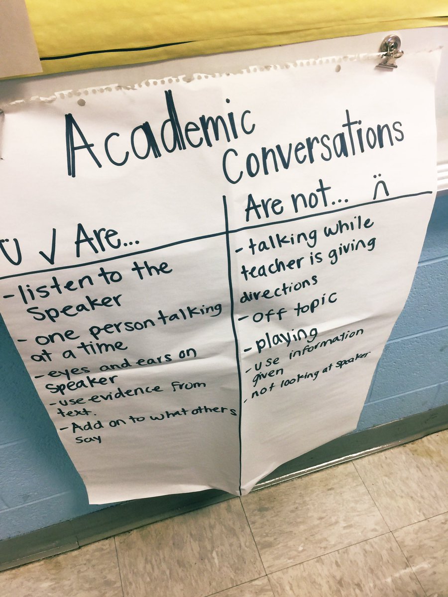 KristinaDanko's tweet photo. I been working through many coaching cycles with a fabulous group of teachers around Academic Conversations. Not only our ELs in RCS learning conversation skills, but lessons in general respect.   Ask me what it is and isn’t.  #straightfromtheirminds https://t.co/VsR6QCsfkQ