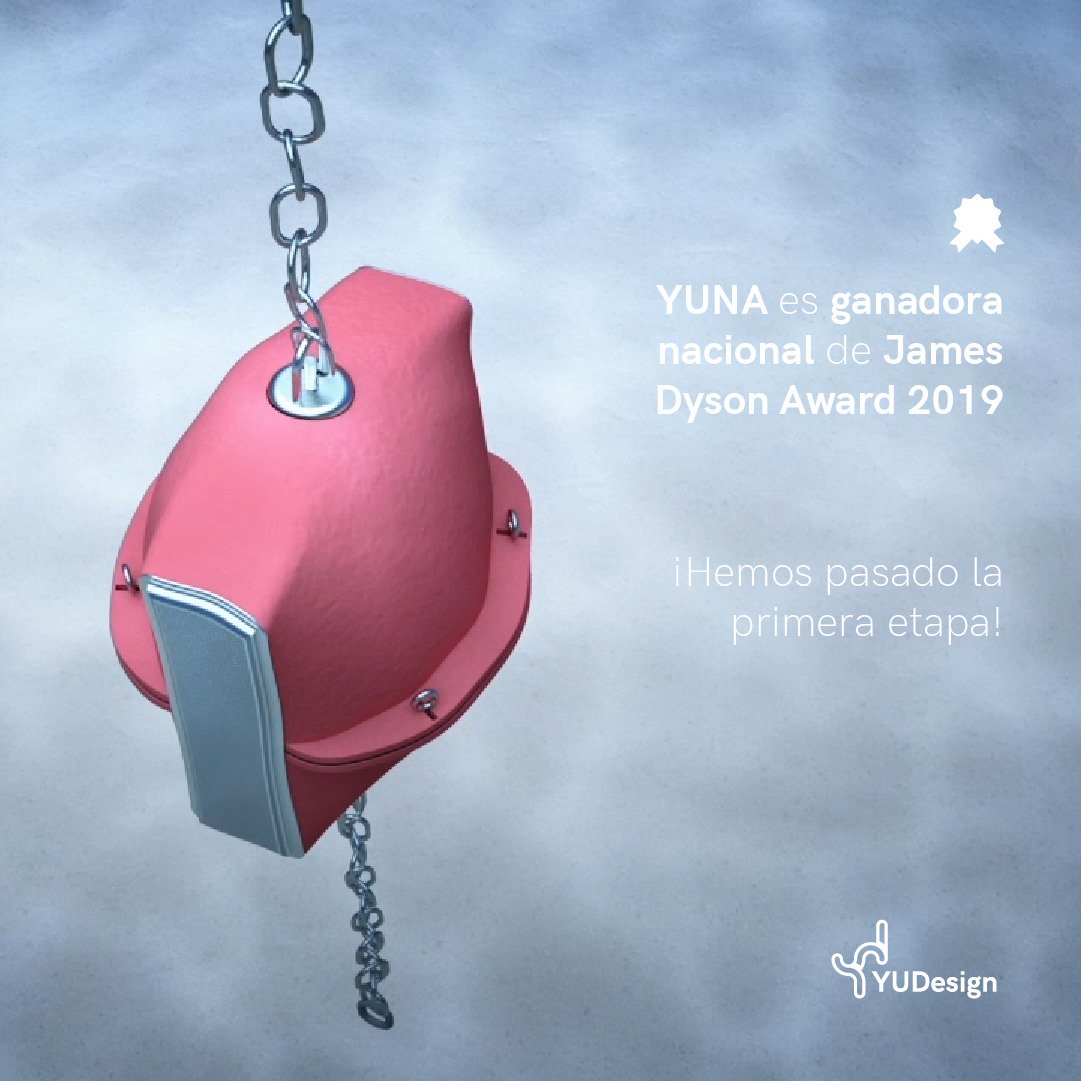 YUDesignUPV's tweet photo. ¡¿Te has enterado?! 👀 ¡YUNA es ganadora nacional de James Dyson Award!
Tras meses de espera, estamos muy ilusionados de poder informar que YUNA ha sido elegida para la siguiente etapa del concurso de @JDF, y  ganador nacional. ¡Enhorabuena, equipo! https://t.co/fQZPMDQ5z9