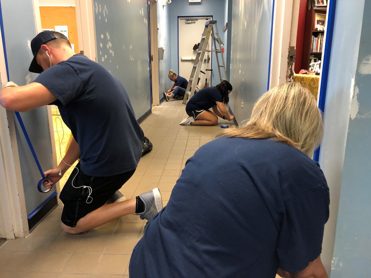 webcotube's tweet photo. We were so glad to participate in the @tulsaunitedway’s Day of Caring. We were privileged to give our time &amp; labor to help The Salvation Army-Creek County Boys' &amp; Girls' Club. Thank you to the SA Women’s Auxiliary Club for breakfast &amp; lunch! We appreciate you all! #webcotube https://t.co/NmantXlY0I
