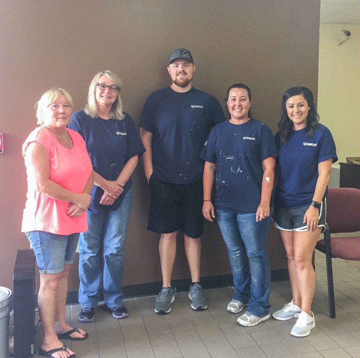 webcotube's tweet photo. We were so glad to participate in the @tulsaunitedway’s Day of Caring. We were privileged to give our time &amp; labor to help The Salvation Army-Creek County Boys' &amp; Girls' Club. Thank you to the SA Women’s Auxiliary Club for breakfast &amp; lunch! We appreciate you all! #webcotube https://t.co/NmantXlY0I