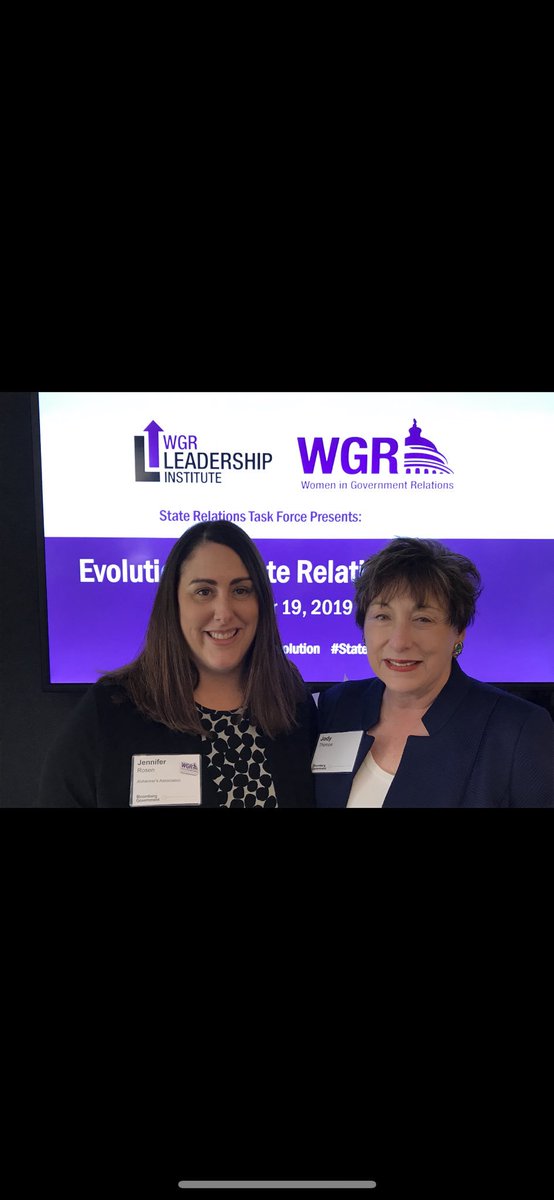 ElectedWomen's tweet photo. NFWL Executive Director Jody Thomas is at WGR state relations conference with Jennifer Rosen, director of state government affairs for Alzheimer’s Association— and former NFWL staffer! @WGRDC
#StateRelations
#Evolution
#BGov https://t.co/FDMlpIbChx