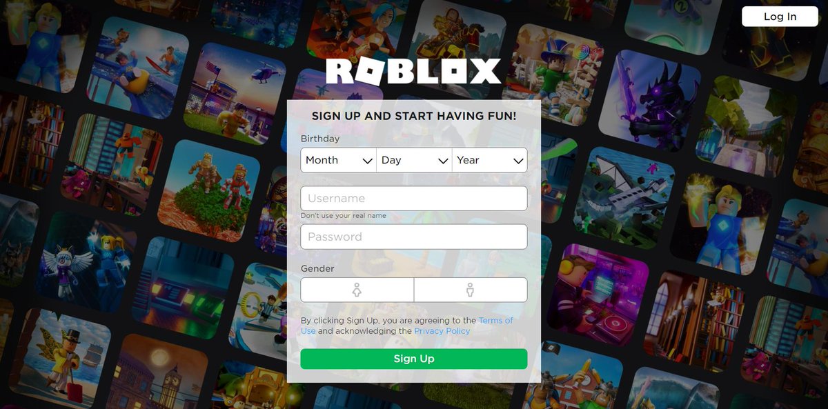 Lord Cowcow On Twitter Roblox Is Changing Their Log In Sign Up